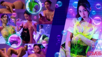 Royal Chinese Madou Media RAS-306 Absolutely Big Tits Bubble Bath Fluorescent x Lubrication x Neon Lights