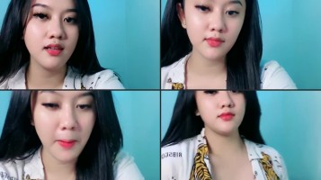 Si Cantik Buka Kemeja Chalisa Belahan Susu ID 93040583 Mango